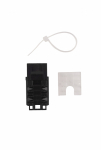 WRline Вставка Keystone Jack RJ-45, 90 градусов, категория 5e, неэкранированная, заделка тип 110, цвет черный