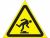 Знак W 14 "Осторожно. Малозаметное препятствие" 200х200х200 мм, пленка самоклеящаяся ГОСТ Р 12.4.026-2001 EKF