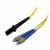 Hyperline FC-D2-9-LC/UR-MTRJF/UR-H-10M-LSZH-YL Патч-корд волоконно-оптический (шнур) SM 9/125 (OS2), MTRJ(мама)-LC, 2.0 мм, duplex, LSZH, 10 м