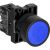 Кнопка управления NP2-EA65 без подсветки синяя 1НО+1НЗ, IP40 (R)