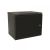 WRline Шкаф настенный 19-дюймовый (19"), 12U, 650x600х450мм, цельнометаллическая дверь с замком, цвет черный (RAL 9004) (разобранный)