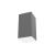 Светодиодный светильник VARTON DL-Box накладной 12 Вт 3000 К 90x90x170 мм RAL7045 серый муар с рассеивателем опал