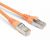 Hyperline PC-LPM-STP-RJ45-RJ45-C6-0.5M-LSZH-OR Патч-корд F/UTP, экранированный, Cat.6, LSZH, 0.5 м, оранжевый