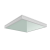 Светодиодный светильник "ВАРТОН" медицинский накладной 595*595*55мм с защитным силикатным стеклом 36 ВТ 4000К класс защиты IP54