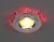 Точечный светильник с красной светодиодной подсветкой 2020/2 SL/LED/RD (хром / красный) (1/50)