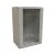 WRline Шкаф настенный 19-дюймовый (19"), 18U, 908x600х450мм, стеклянная дверь, цвет серый (RAL 7035) (разобранный)