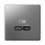 Розетка 1гн USB C с/у сталь механизм высокоскор.заряд. QC PD ArtGallery Systeme Electric (1/8/16)