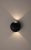 Светильник светодиод подсветка декор 2*1Вт IP54 черный WL11 BK ЭРА (1/20)