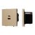 Механизм розетки с быстрой USB зарядкой SCT-NOBE-MUAC-SFPL-FC-GD (65W, QC3) (Arlight, Золотой песок)