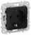 Розетка 1гн с З/К с/у черный механизм 16А РС11-0-ФлЧ FLITE IEK (1/100)