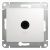 Розетка 1гн ТВ проходная с/у белый механизм Glossa Systeme Electric  (1/10)