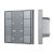 INTELLIGENT ARLIGHT Кнопочная панель DALI-201-23-1G-2SC-MIX-DT8-IN Silver (BUS, Frame) (IARL, IP20 Металл, 3 года)