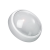 Светильник ЖКХ круг 8Вт 670Лм 4000K 160-260В IP54 D175*76мм бел с дек рамк с оптико-микроволн сен LED Gauss Qplus 1/30