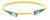 Hyperline FC-S2-9-FC/AR-ST/AR-H-1M-LSZH-YL Патч-корд волоконно-оптический (шнур) SM 9/125 (OS2), FC/APC-ST/APC, 2.0 мм, simplex, LSZH, 1 м