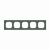 Рамка 5-пост. цвет зеленый матовый, пластик горизонт. и вертик., IP20 ABB