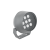 Светодиодный светильник "ВАРТОН" архитектурный Frieze M 45Вт 4000К линзованный 60 градусов RAL7045 серый