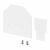 Заглушка MAG-ORIENT-CAP-2653-STR-G (WH) (Arlight, IP20 Металл, 3 года)