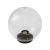 НТУ 01-100-302 ЭРА Светильник садово-парковый, шар прозрачный D=300 mm (4/32)