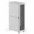 Шкаф напольный разобранный 19   IT-CQE-N 47U 600x800мм, крыша с вырубкой, дверь перф. и перф., двойные боковые панели, серый RAL7035