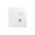 Розетка комп+TV RJ45+TV с/у жемчуг механизм кат.6 MIELE STRONG KRANZ (1/100)