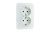 Makel Lillium бел/бел розетка с/з 2-ая
