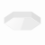 Светодиодный светильник VARTON Gexus 750х866 Up’n’Down шестиугольный подвесной 36 Вт/90 Вт 4000 K с опаловым рассеивателем RAL9003 белый муар