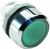 Фронтальная часть нажимной кнопки плоск., 1 упр. элемент цвет зеленый с круг. линзой, с подсветкой, с фиксацией, ABB