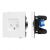 Механизм компьютерной розетки двойной SCT-TENDO-MPC2-PL-WH (RJ-45, CAT6) (Arlight, Белый)