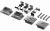 Клипса INNOLUX 91 945 ИМПСЛ-02 (крепежная клипса с заглушками) для ИПСЛ-02