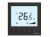 Термостат комнатный цифровой, О/Н/В/А для 4тр 3ск FCU и 2-поз.клап, 1UI 5DO Modbus ~230В чер BS