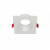 Рамка для модульного светильника "ВАРТОН" FLEX 50 08 квадратная встраиваемая 90х90х30мм RAL9010