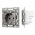 Механизм розетки с USB зарядкой SCT-MUAA-PL-GR (250V, 16A) (Arlight, -)