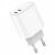 Сетевое зарядное устройство с двумя портами USB-C + USB-C, 20Вт REXANT