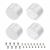 Заглушка WPH-FLEX-D22-360deg WHITE ALU глухая (Arlight, Металл)