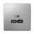 Розетка 1гн USB C с/у алюминий механизм высокоскор.заряд. QC PD ArtGallery Systeme Electric (1/8/16)