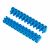 Клеммная колодка винтовая 206мм 12x2 10-35мм² 80А 400В полиэтилен синий REXANT