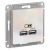 Розетка 2гн USB+USB с/у жемчуг механизм AtlasDesign Systeme Electric  (1)