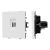 ARL NOBE Розетка телефонная софт-тач белый кварц SCT-MTL1-SFPL-WH (RJ-11, 4C) (Arlight, -)