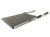 Hyperline TSS3-800-RAL9004 Полка выдвижная, глубина 800 мм, с фронтальным креплением, нагрузка до 20 кг, для шкафов TTB глубиной 1000-1200мм, цвет чер