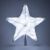 Акриловая светодиодная фигура "Звезда" 50см, 160 светодиодов, белая, NEON-NIGHT