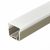 Профиль с экраном LINE-D-3734-2000 TETRA OLIVE GREY+OPAL (Arlight, Алюминий)