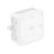 Коробка распределительная 85x85x40, IP55, 12 вводов D=16, белая