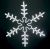 Фигура световая "Большая Снежинка" цвет белый, размер 95х95 см  NEON-NIGHT