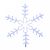 Фигура световая "Большая Снежинка" цвет синий, размер 95х95 см  NEON-NIGHT
