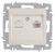 Розетка Intro Accent 6-303-06 информационная RJ45, IP20, СУ, перламутр