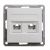 Розетка 2гн комп+ТФ RJ45+RJ11 с/у белый механизм кат.5е W59 Schneider Electric  (1/10)