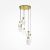 Подвесной светильник Жемчужное Золото Coctail time MOD325PL-07G