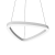Светодиодный светильник VARTON Enso A 560х530х40 мм 40 Вт 4000 K подвесной RAL9003 белый матовый с рассеивателем опал
