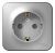 Розетка 1гн с З/К о/у алюминий 16А IP20 Blanca Systeme Electric