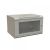 WRline Шкаф настенный 19-дюймовый (19"), 9U, 500x600х450мм, перфорированная металлическая дверь с замком, цвет серый (RAL 7035) (разобранный)